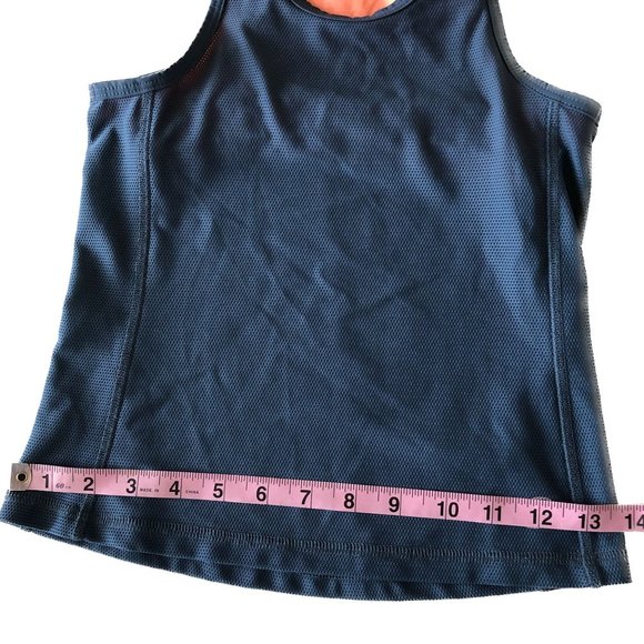 Sofibella Girls Tennis Top Razorback Grey/Coral Lining Size XS (age 4-5Y) - Picture 4 of 7